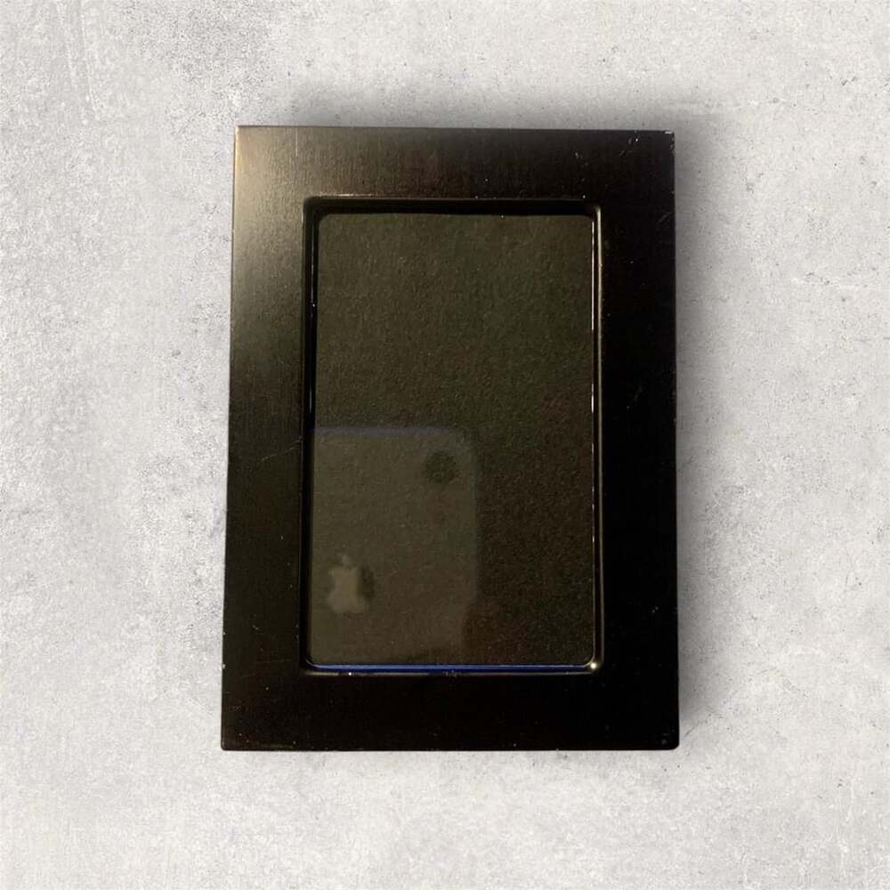 Vintage Black Metal Picture Frame 4x3